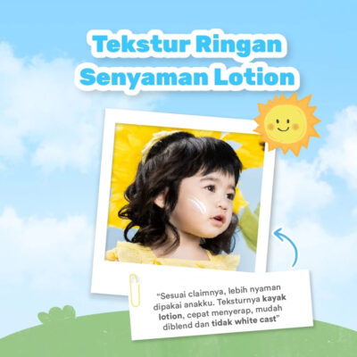 Loluna Baby Face & Body Sunscreen 30ml SPF 50+ PA++++ dengan 5x Ceramide & Niacinamide thumbnail 6