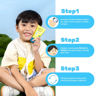 Loluna Baby Face & Body Sunscreen 30ml SPF 50+ PA++++ dengan 5x Ceramide & Niacinamide thumbnail 8