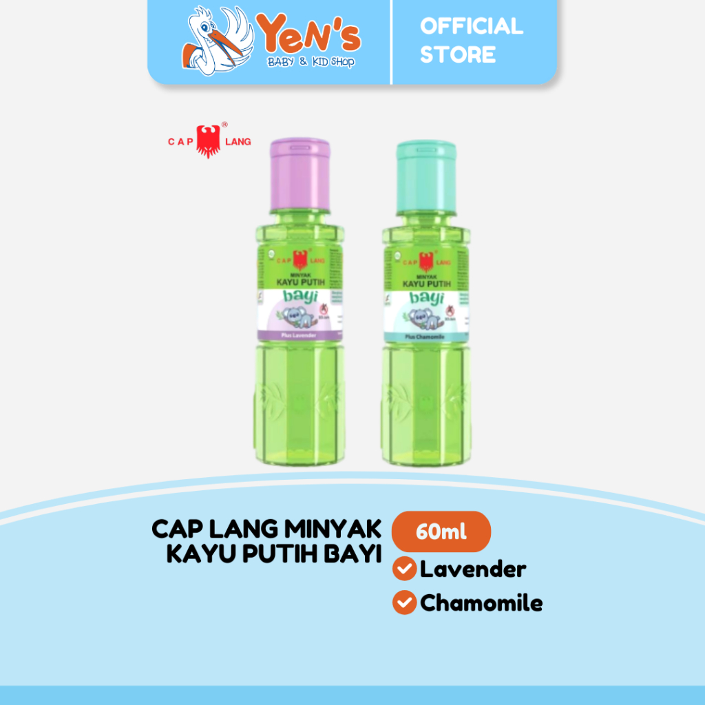 Cap Lang Minyak Kayu Putih Bayi Lavender / Chamomile 60ml