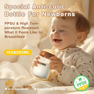 Dr.isla Dot Bayi Botol Susu PPSU Anti Kolik Botol Wide Neck Newborn BPA Free 150ml 260ml thumbnail 3