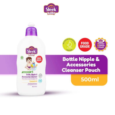 Sleek Baby Bottle Nipple & Accessories Cleanser 500ml Natural anti bacterial thumbnail 2