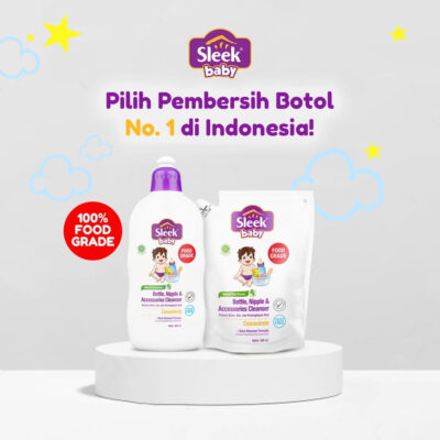 Sleek Baby Bottle Nipple & Accessories Cleanser 500ml Natural anti bacterial thumbnail 4