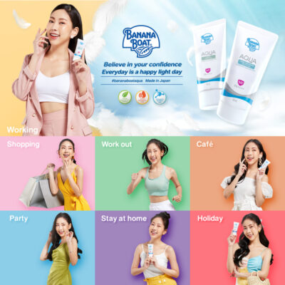 Banana Boat Simply Protect Aqua Long Wearing Moisture SPF50+ 50ml Sunscreen Lotion thumbnail 3
