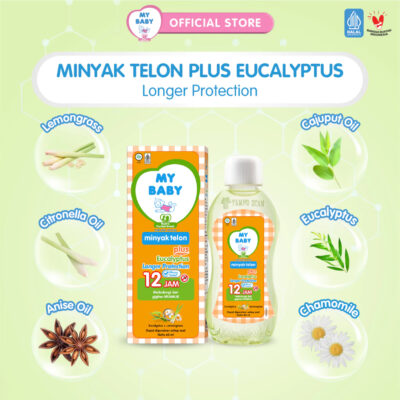 MY BABY Minyak Telon Plus Longer Protection 60ml / 90ml / 150 mL - Minyak Anti Nyamuk 12 Jam thumbnail 3