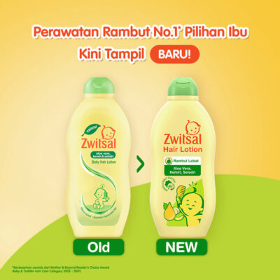 Zwitsal Baby Hair Lotion Aloevera Pelebat Rambut bayi 200ml thumbnail 2