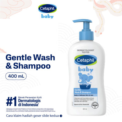 Cetaphil Baby Gentle Wash & Shampoo Hair & Body 400ml