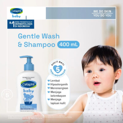 Cetaphil Baby Gentle Wash & Shampoo Hair & Body 400ml thumbnail 3