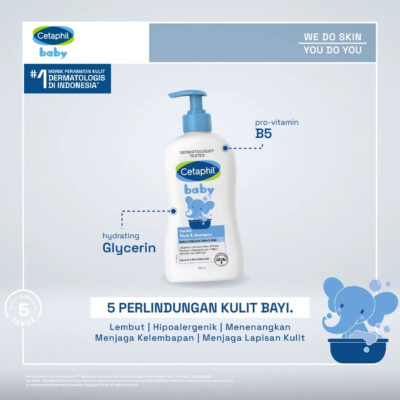 Cetaphil Baby Gentle Wash & Shampoo Hair & Body 400ml thumbnail 4