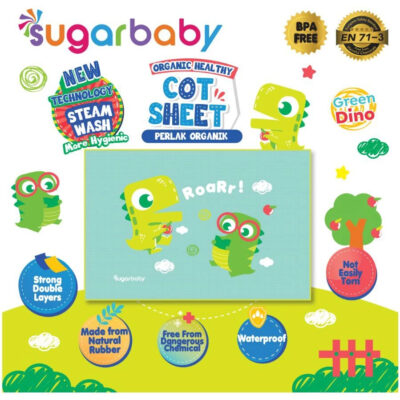 SUGARBABY Organic Healthy Cot Sheet / Perlak Bayi Organik thumbnail 5